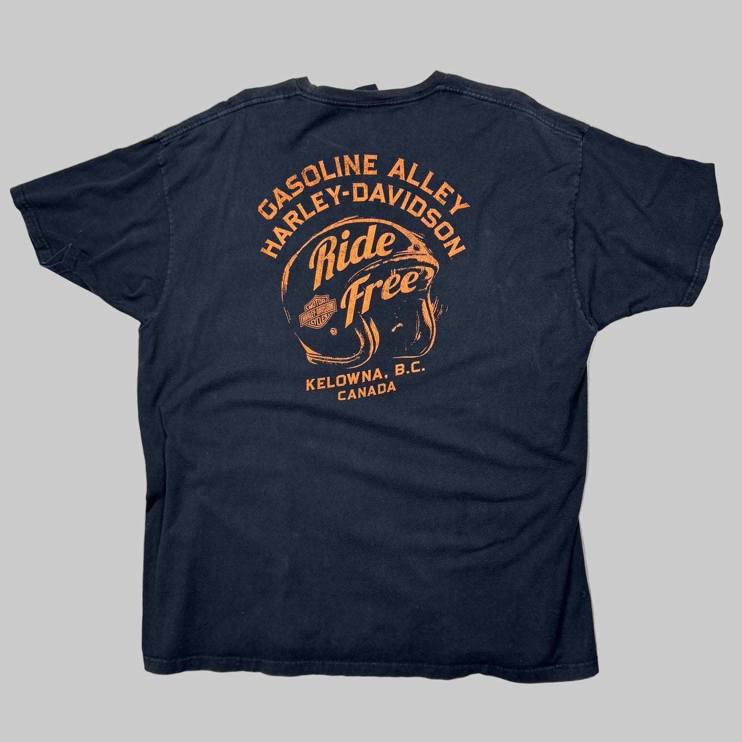 2000s - Harley Davidson - Black - T-shirt - XXL - The Circle Collective