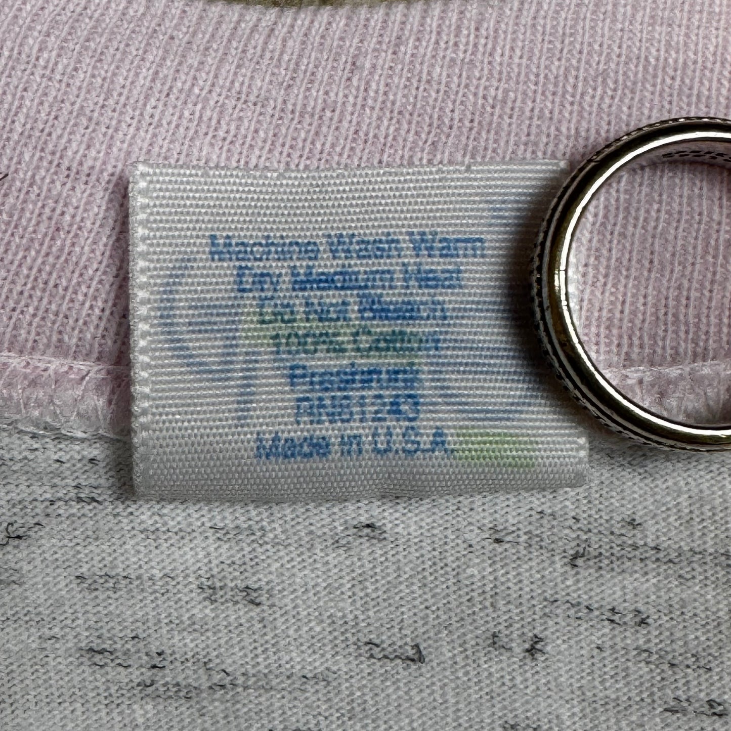 1990s - Yellowstone National Park - Grey & Pink - Double T-Shirt - XL