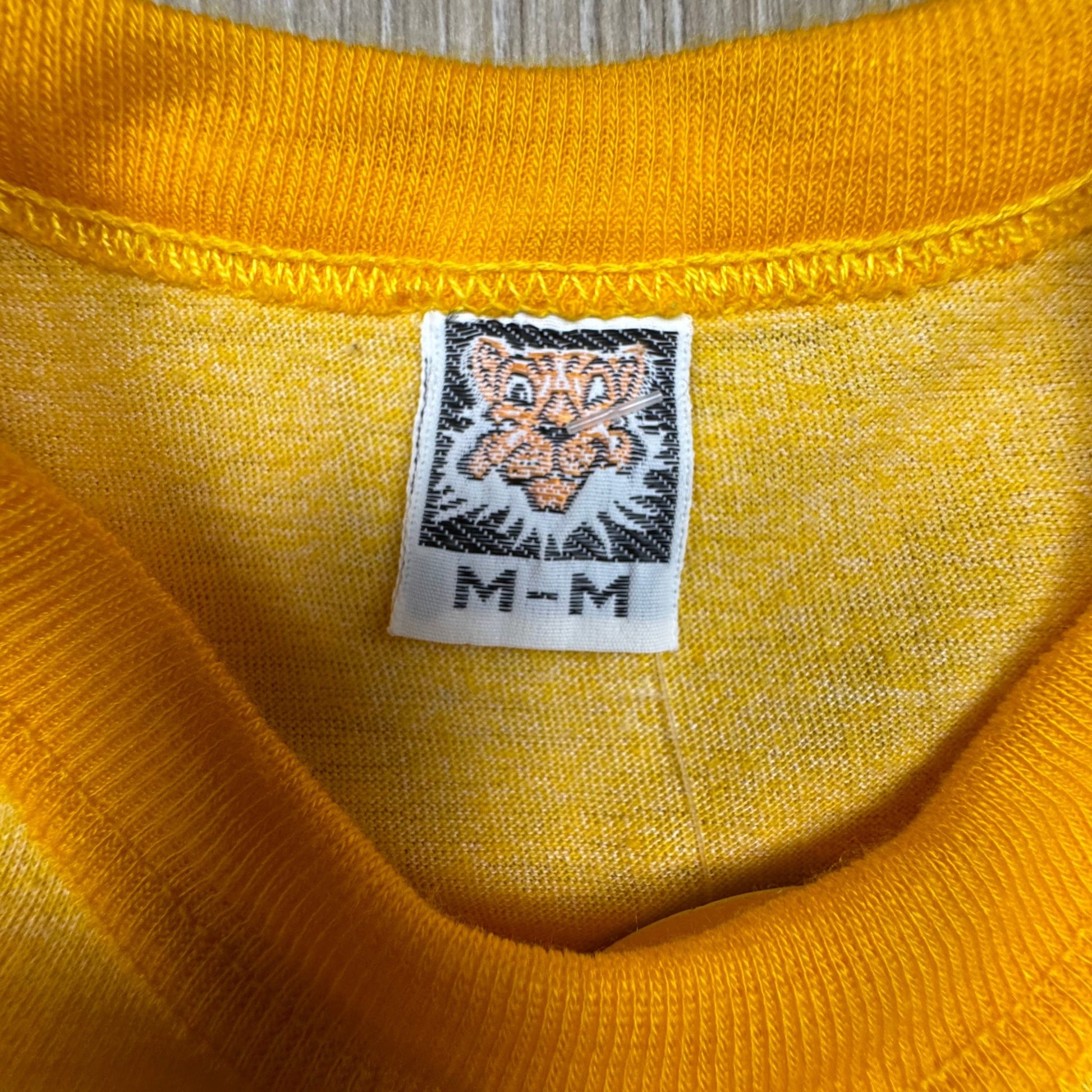 1980s - Anne of Green Gables - Yellow - Ringer T-shirt - Medium - The Circle Collective