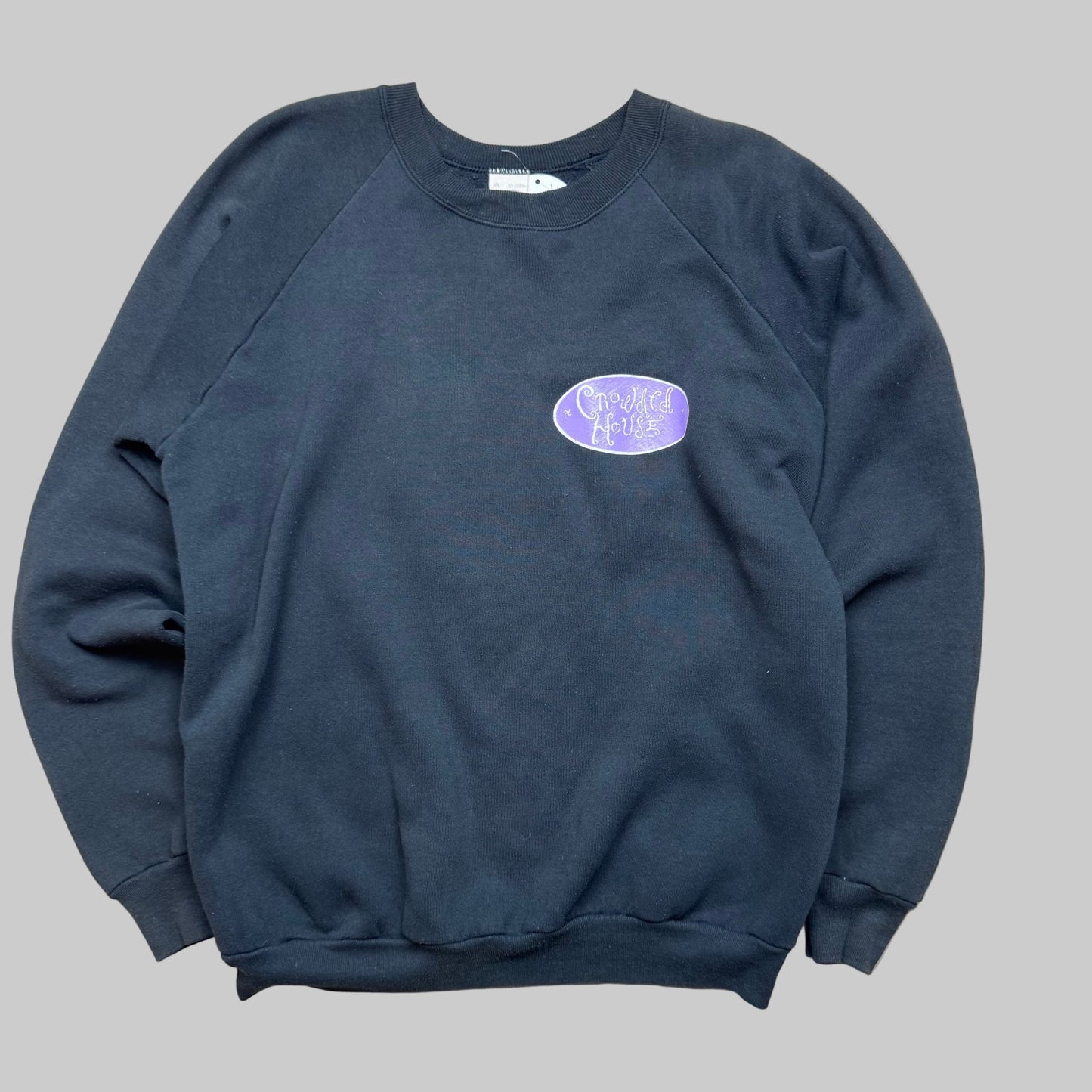 1989 - Crowded House - Black - Crewneck sweatshirt - XL - The Circle Collective