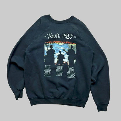 1989 - Crowded House - Black - Crewneck sweatshirt - XL - The Circle Collective