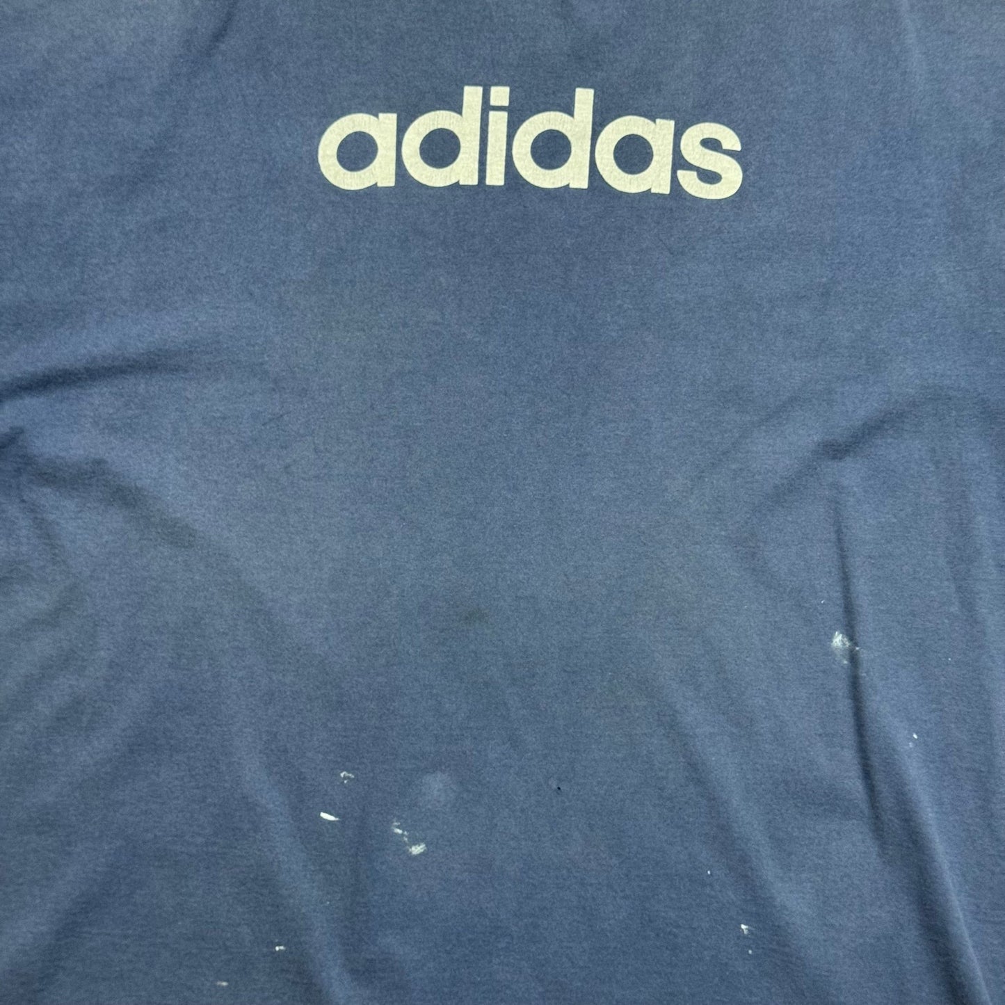 1990s - Adidas - Navy Blue - Ringer T-shirt - XXL - The Circle Collective
