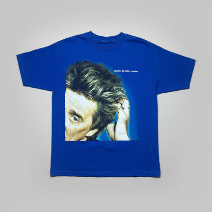 1990s - "back to his roots" Rod Stewart - Blue - T-shirt - XL - The Circle Collective
