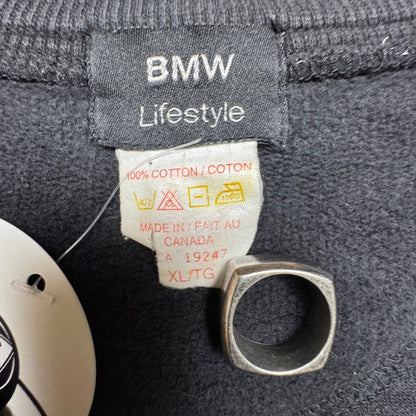 1990s - BMW Lifestyle - Black - Sweater vest - XL - The Circle Collective