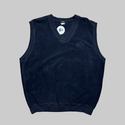 1990s - BMW Lifestyle - Black - Sweater vest - XL - The Circle Collective