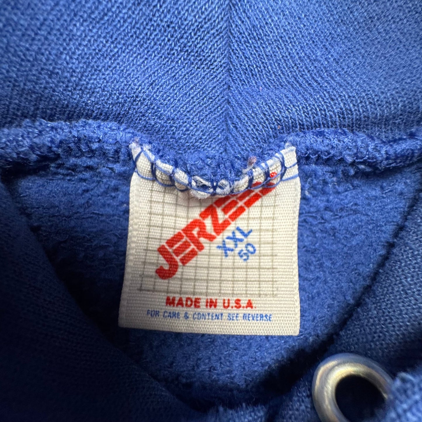 1990s - Jerzees - Blue - Sweatshirt - XXL - The Circle Collective