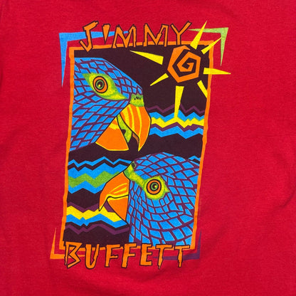 1990s - Jimmy Buffet - Red - T-shirt - Large - The Circle Collective