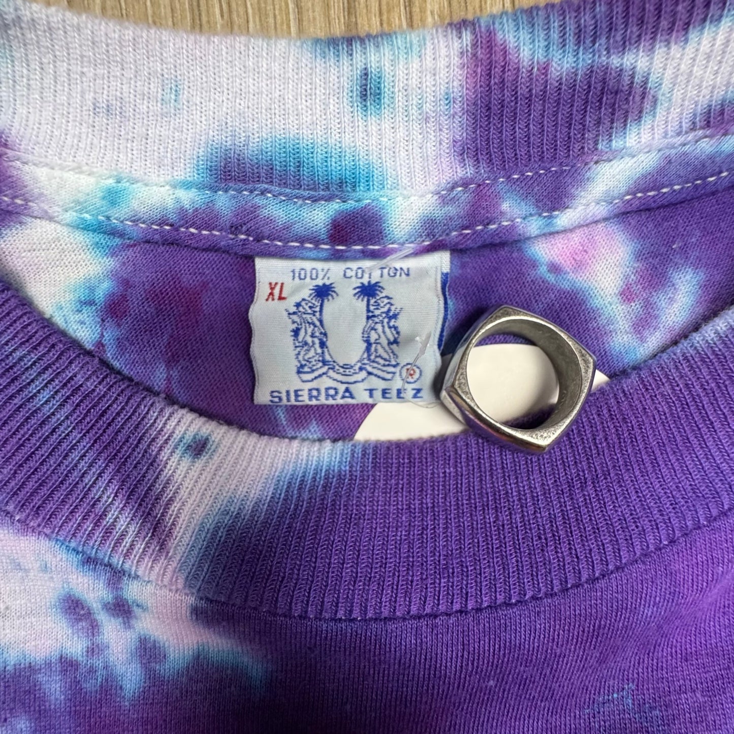 1990s - Jimmy Hendrix - Purple Tie - Dye - T-shirt - Large - The Circle Collective