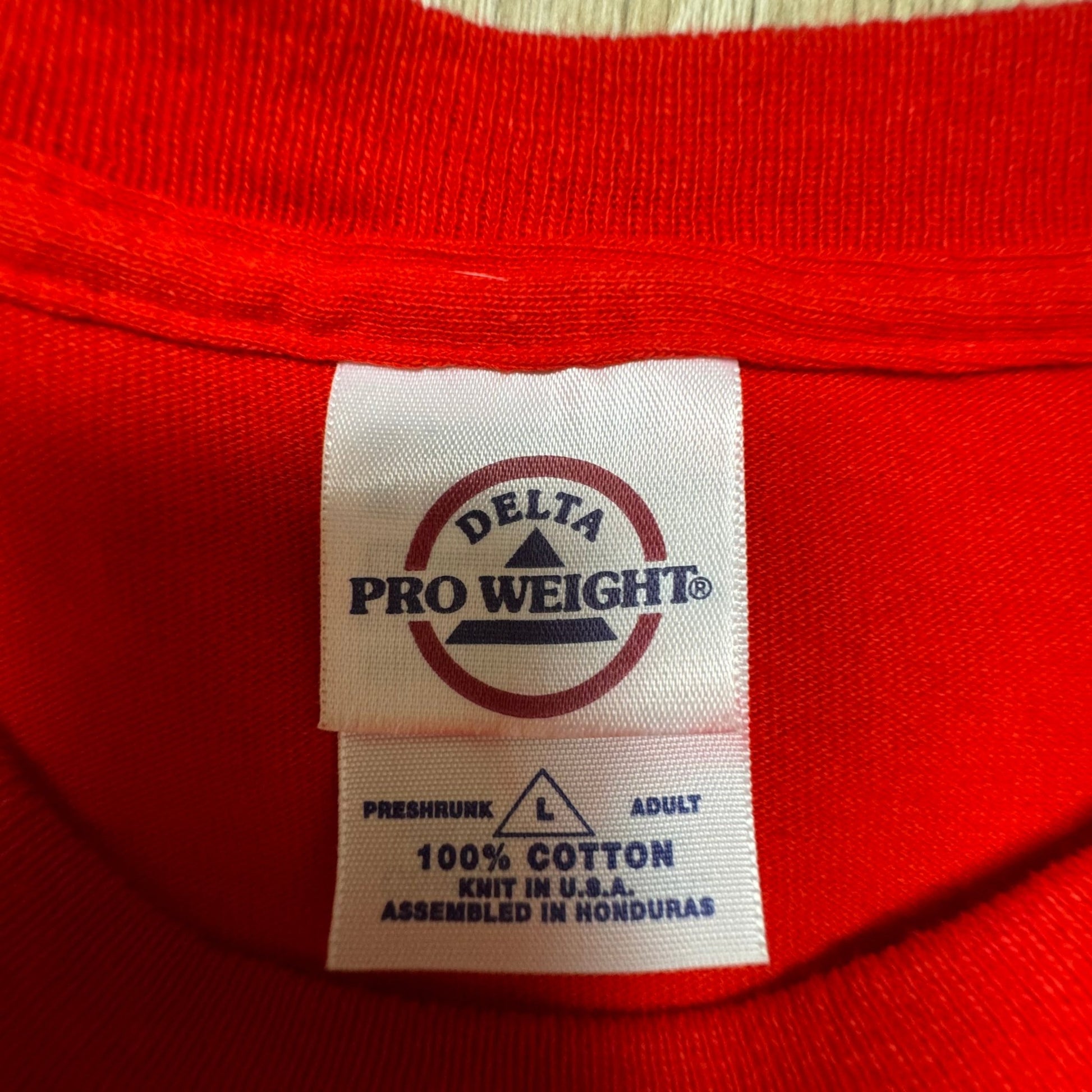 1990s - Peanuts Christmas - Red - T-shirt - Large - The Circle Collective