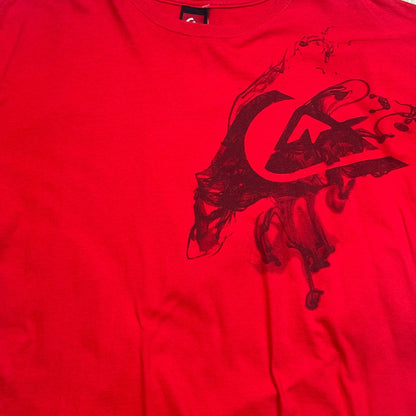 1990s - Quicksilver - Red - T-shirt - XL - The Circle Collective