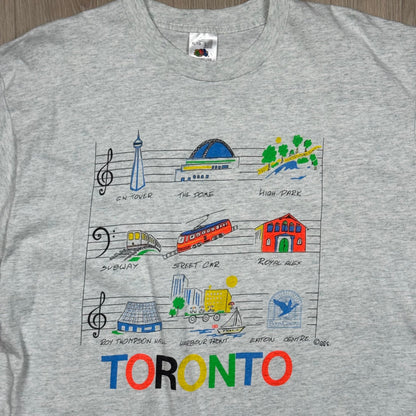 1990s - Toronto - Grey - T-shirt - XL - The Circle Collective