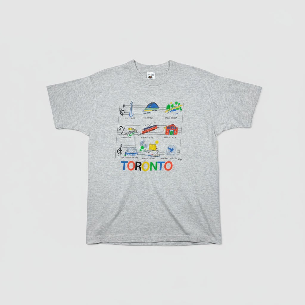 1990s - Toronto - Grey - T-shirt - XL - The Circle Collective