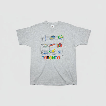 1990s - Toronto - Grey - T-shirt - XL - The Circle Collective