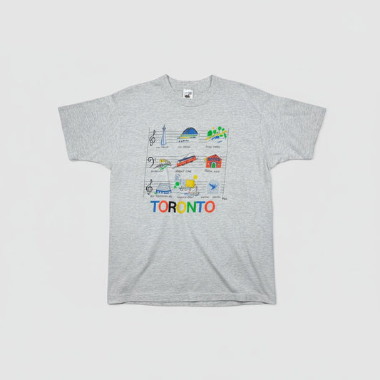 1990s - Toronto - Grey - T-shirt - XL - The Circle Collective
