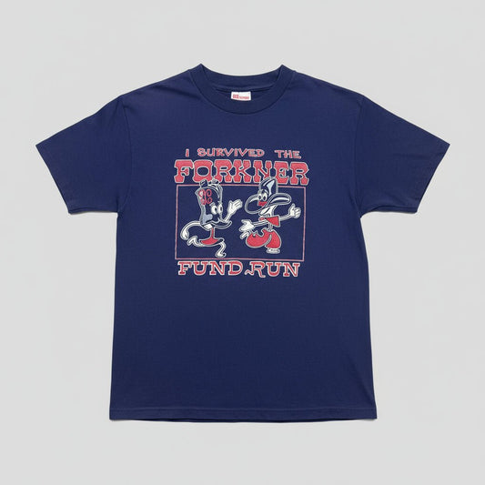 1994 - "I survived the Forkner Fund Run." - Blue - T-shirt - Medim - The Circle Collective