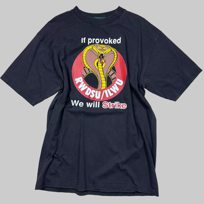 1996 - If provoked we will strike - Black - T-Shirt - XL - The Circle Collective