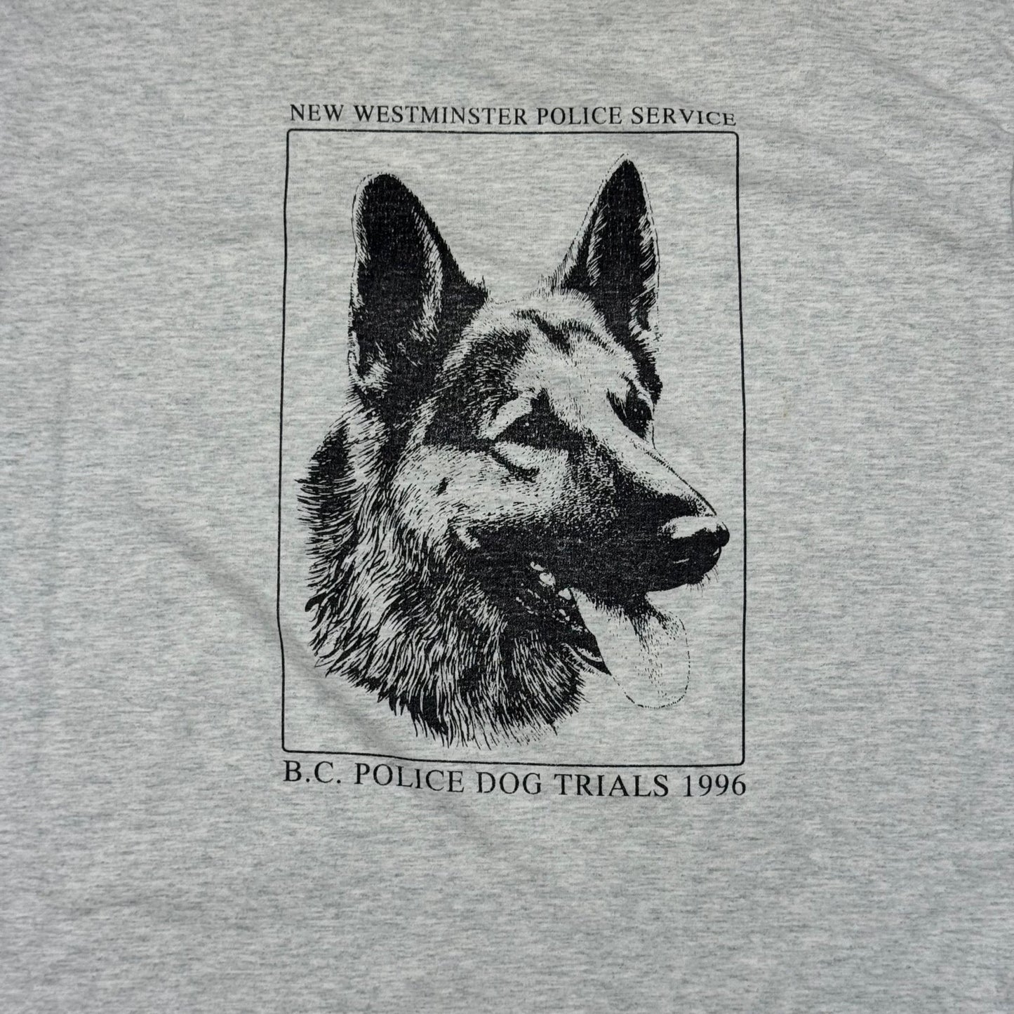 1996 - New Westminster Using Common Scents - Grey - T-shirt - Large - The Circle Collective