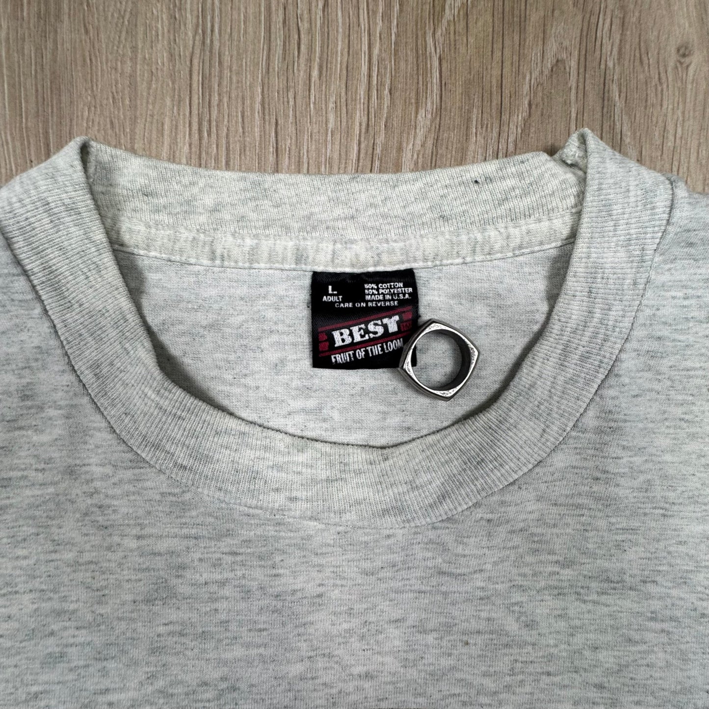 1996 - New Westminster Using Common Scents - Grey - T-shirt - Large - The Circle Collective