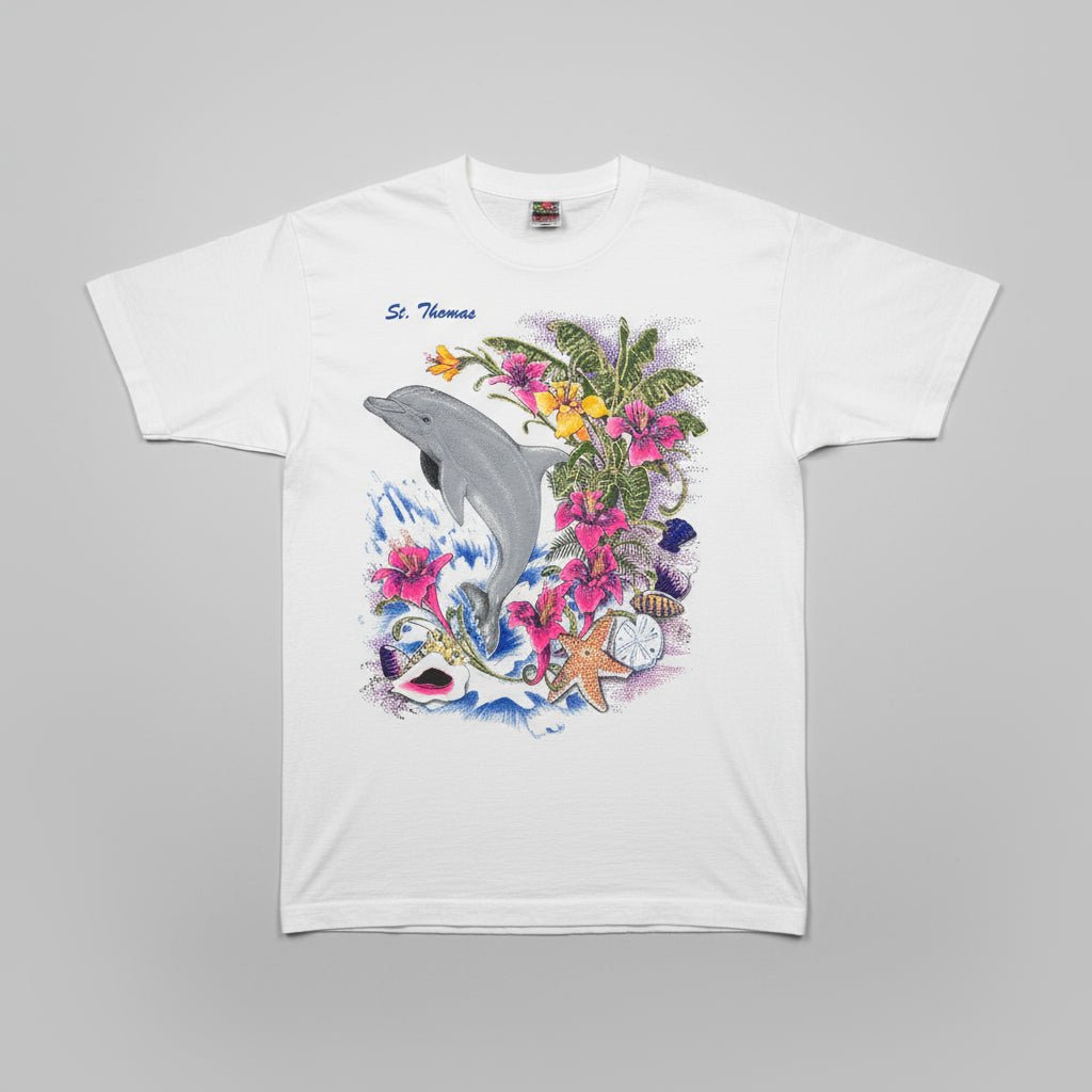 1997 - St.Thomas - White - T-Shirt - Large - The Circle Collective