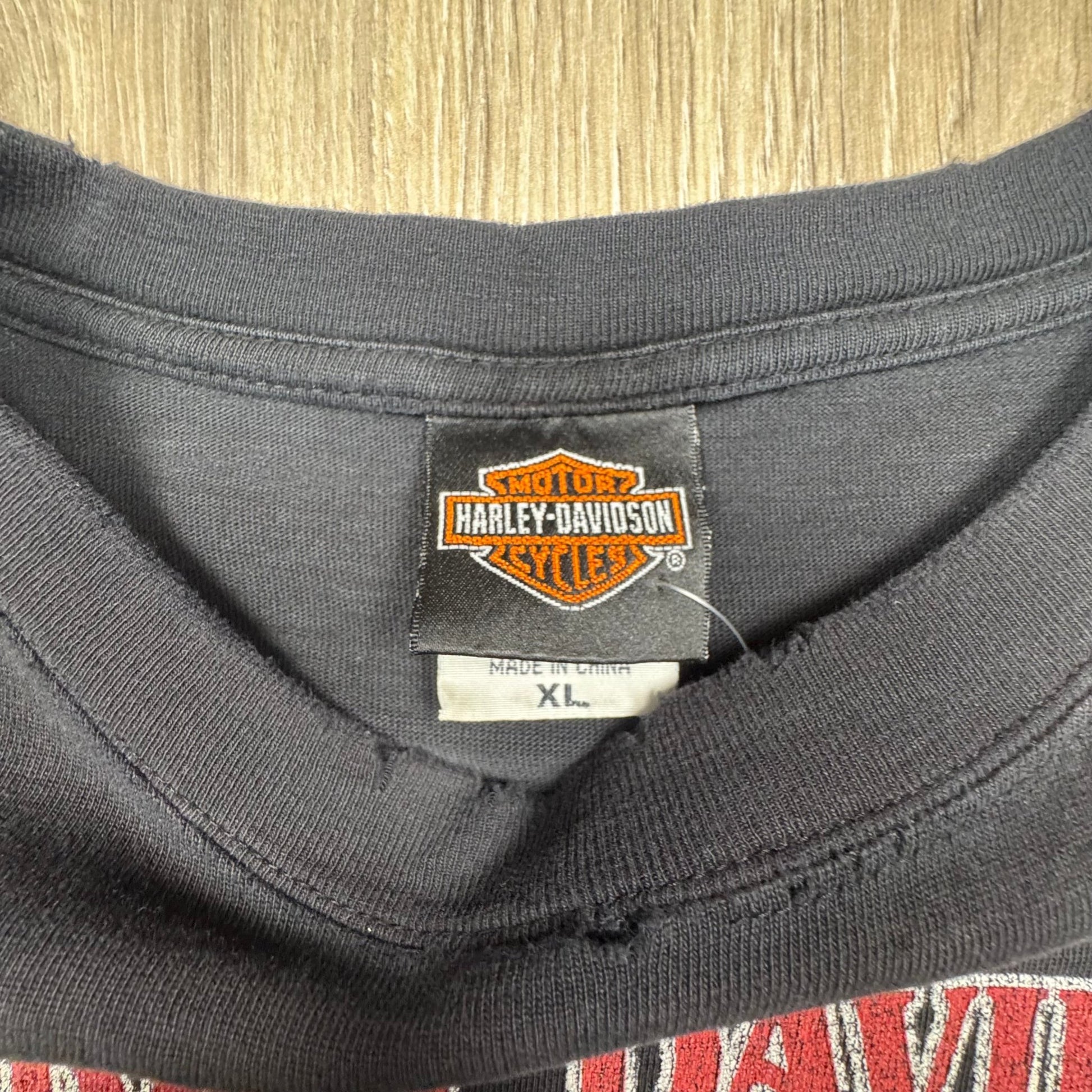 1998 - Harley Davidson - Black - T-shirt - XL - The Circle Collective