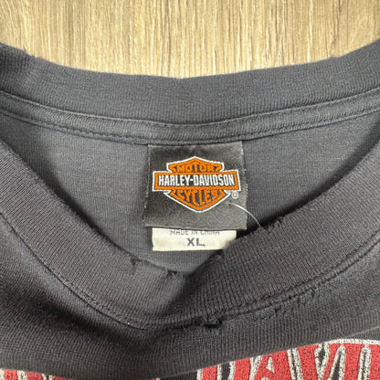 1998 - Harley Davidson - Black - T-shirt - XL - The Circle Collective