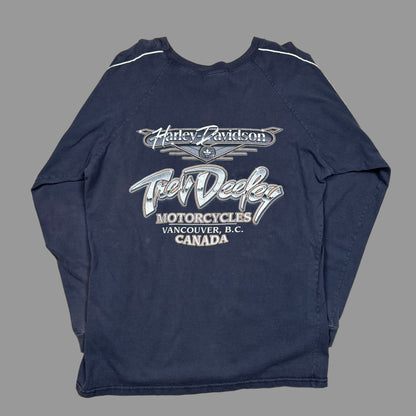 2000s - Harley Davidson - Black - Long sleeve T-shirt - Large - The Circle Collective