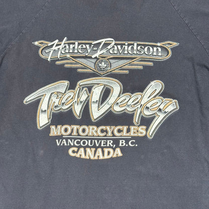 2000s - Harley Davidson - Black - Long sleeve T-shirt - Large - The Circle Collective