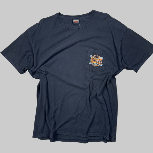 2000s - Harley Davidson - Black - T-shirt - XXL - The Circle Collective