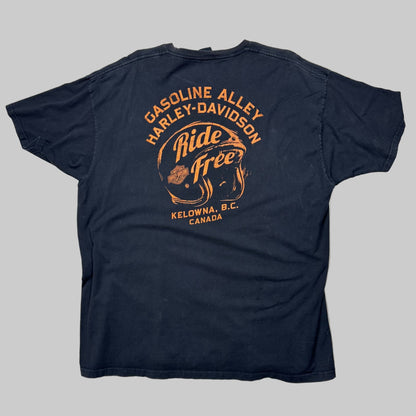 2000s - Harley Davidson - Black - T-shirt - XXL - The Circle Collective