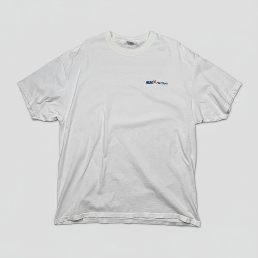 2000s - Microsoft MSN Premium - White - T-shirt - XL - The Circle Collective