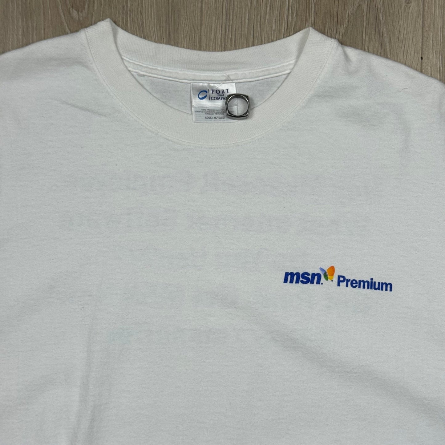 2000s - Microsoft MSN Premium - White - T-shirt - XL - The Circle Collective