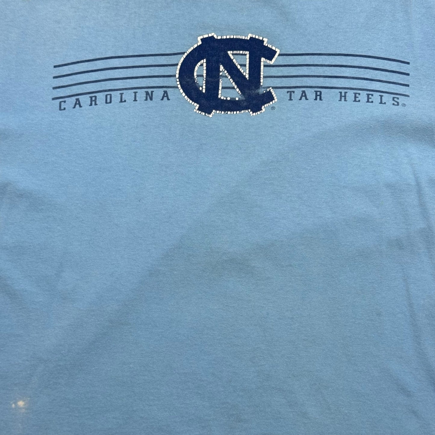 2000s - North Carolina Tar Heels - Baby blue - Ringer T-shirt - XL - The Circle Collective