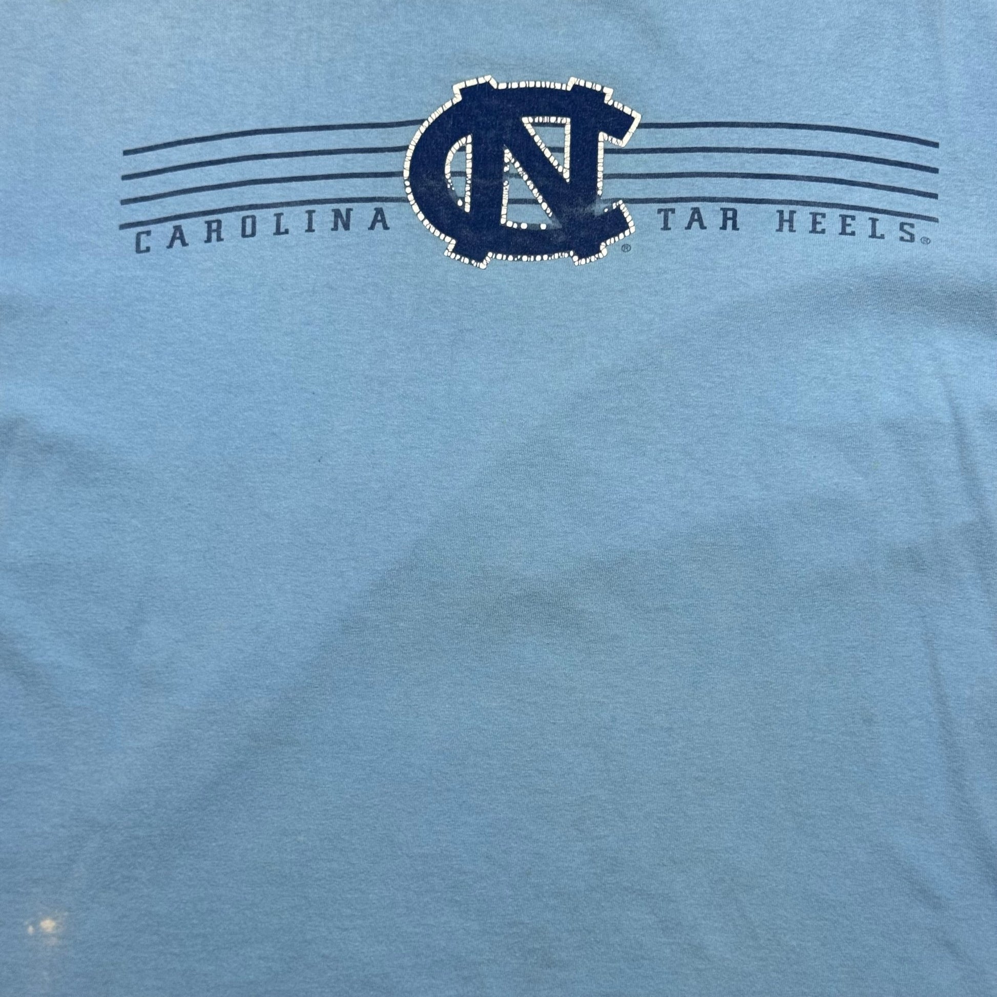 2000s - North Carolina Tar Heels - Baby blue - Ringer T-shirt - XL - The Circle Collective