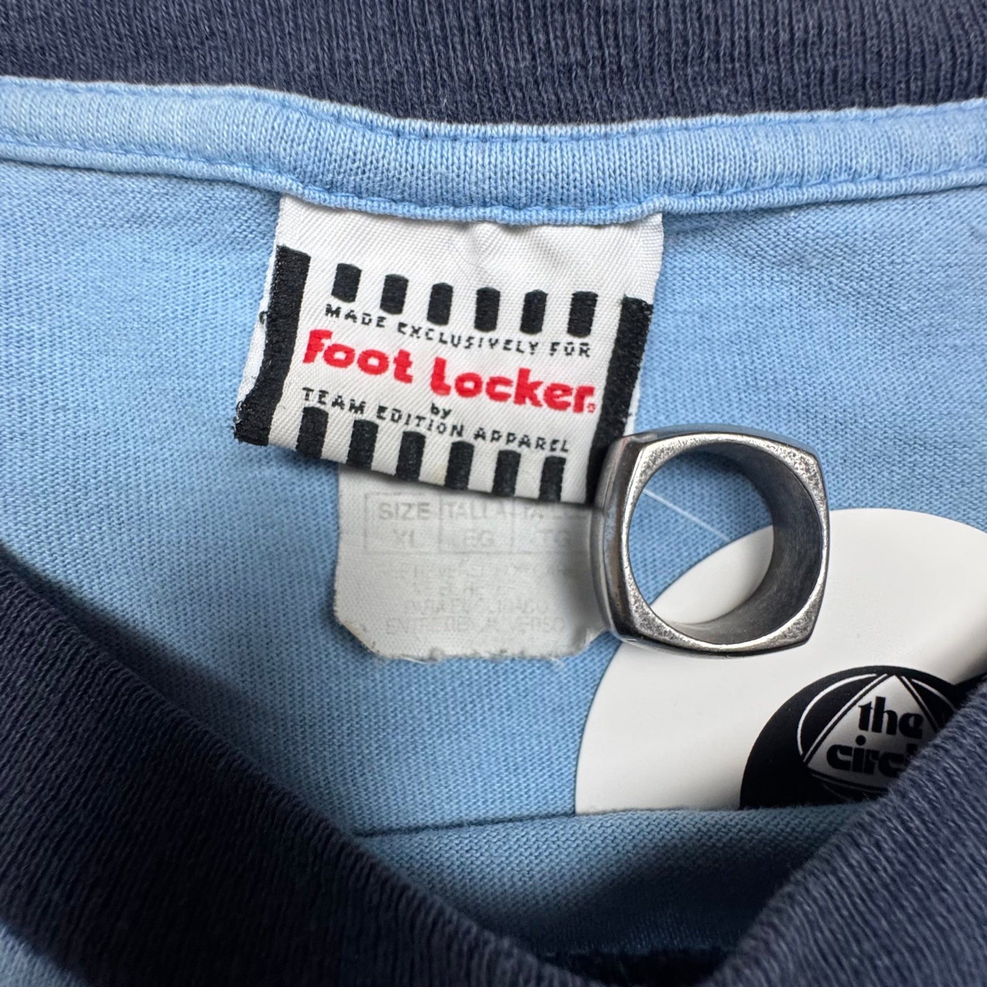 2000s - North Carolina Tar Heels - Baby blue - Ringer T-shirt - XL - The Circle Collective