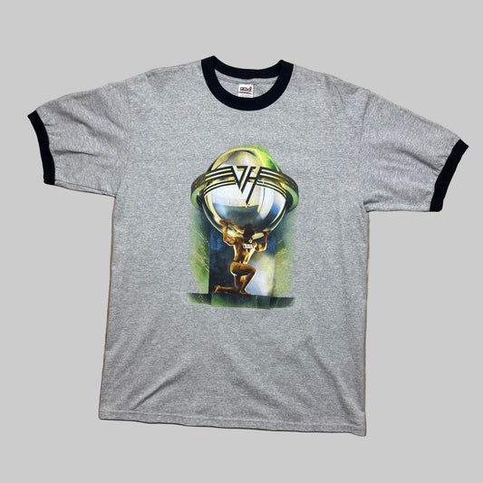 2004 - Van Halen - Grey - Ringer T-shirt - L - The Circle Collective