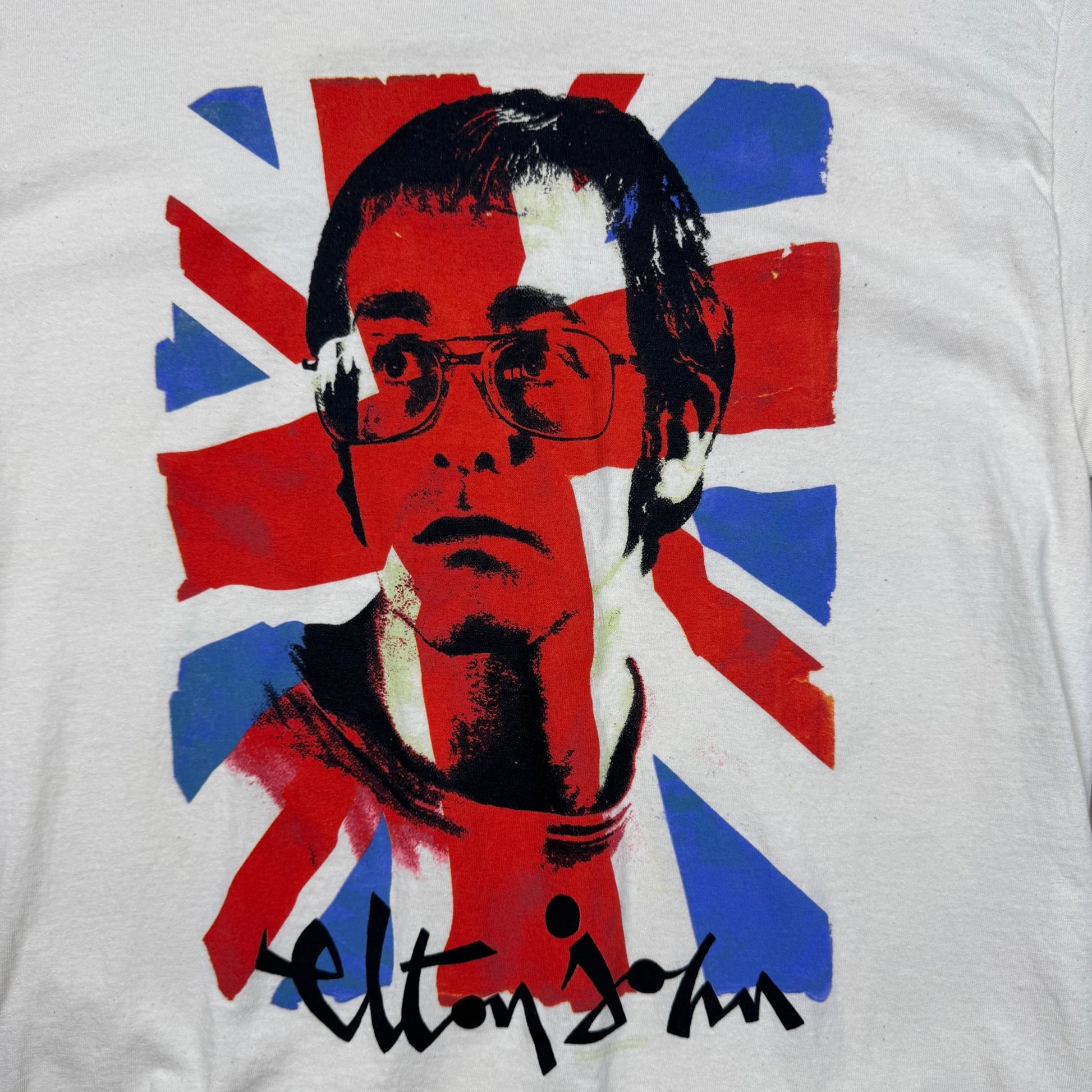 2010s - Elton John - Cream - T-shirt - Large - The Circle Collective