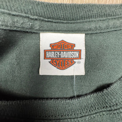 2013 - Harley Davidson - Dark Green - T-shirt - XL - The Circle Collective