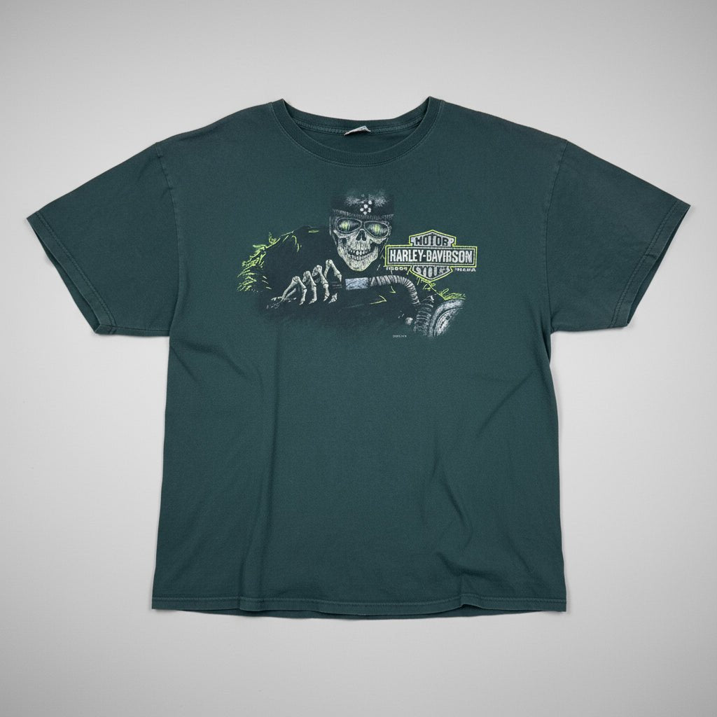 2013 - Harley Davidson - Dark Green - T-shirt - XL - The Circle Collective