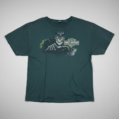 2013 - Harley Davidson - Dark Green - T-shirt - XL - The Circle Collective