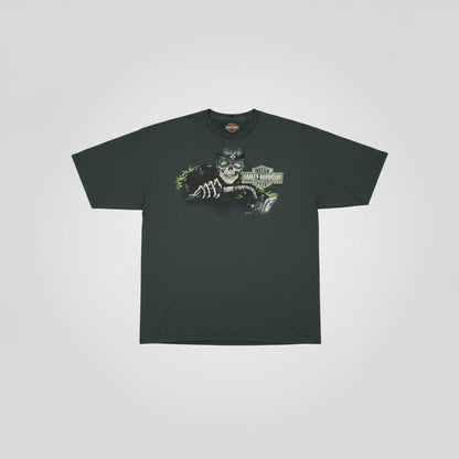 2013 - Harley Davidson - Dark Green - T-shirt - XL - The Circle Collective