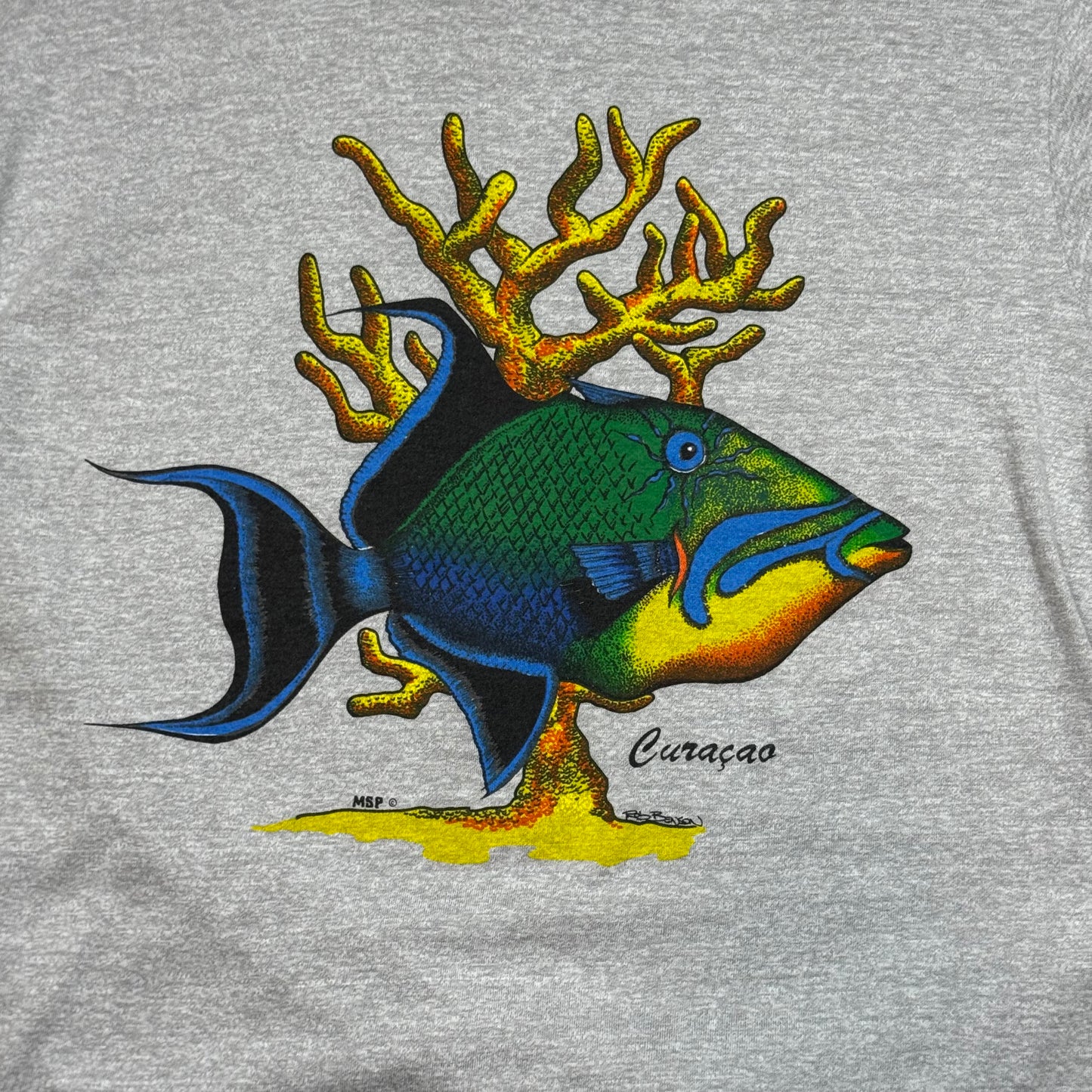 1990 - Curacao - Grey - T-Shirt - XL