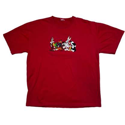 1998 - Looney Tunes - Red - T-Shirt - XXL