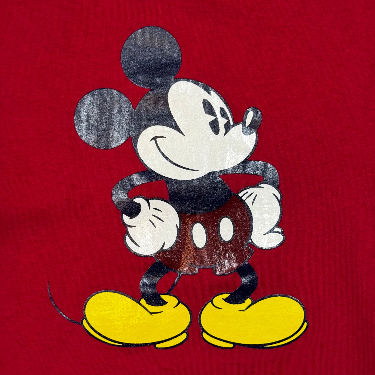 1990s - Mickey & Co. - Red - T-Shirt - Medium