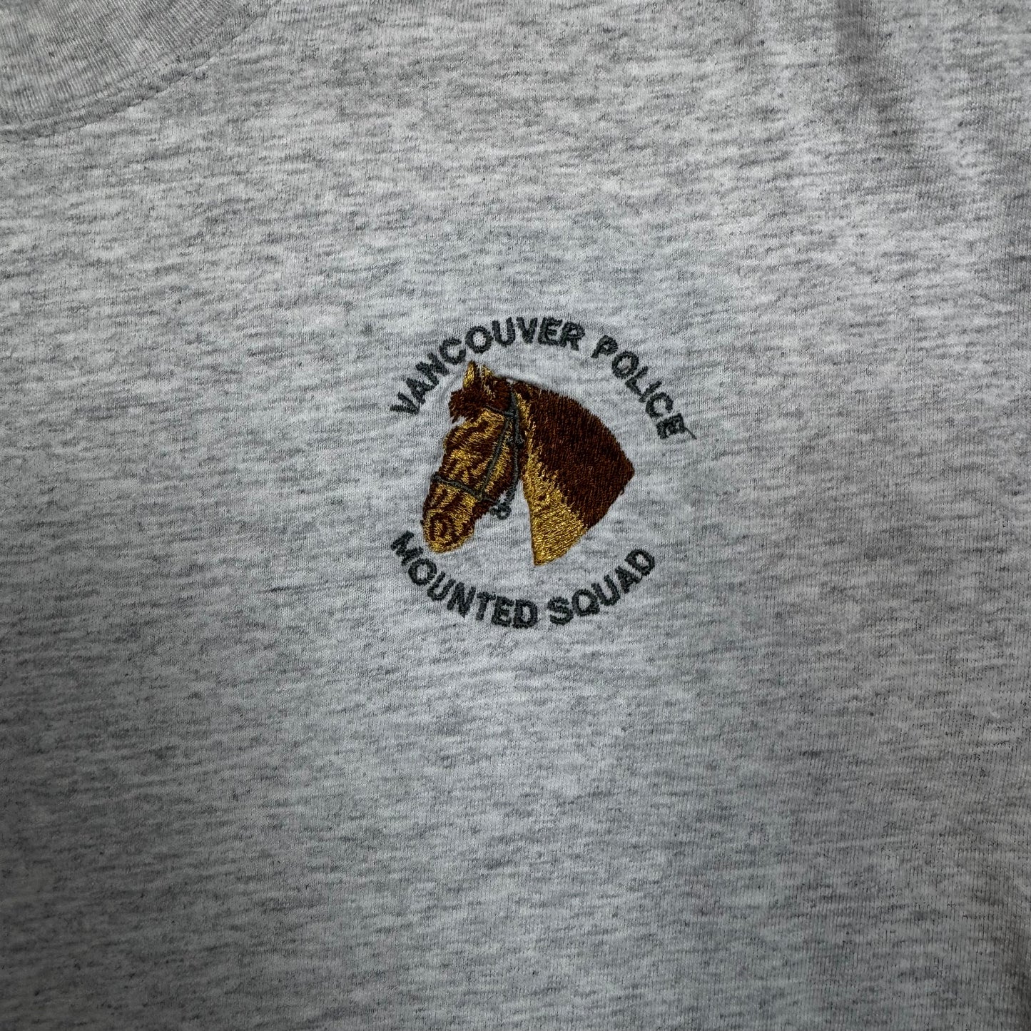 2000s - Vancouver Mounted Police - Grey - T-Shirt - XL