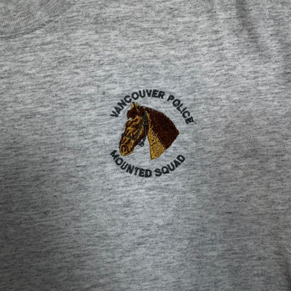 2000s - Vancouver Mounted Police - Grey - T-Shirt - XL