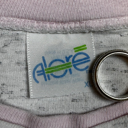 1990s - Yellowstone National Park - Grey & Pink - Double T-Shirt - XL