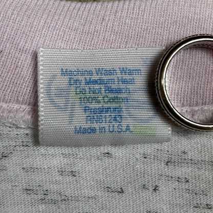 1990s - Yellowstone National Park - Grey & Pink - Double T-Shirt - XL