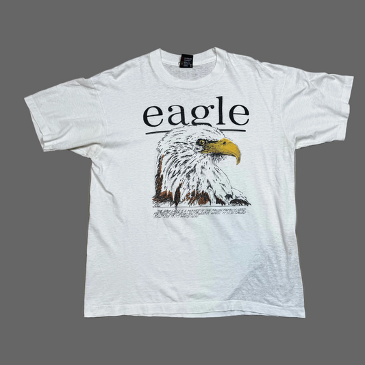 1990s - Eagle The Wildside - White - T-Shirt - XL