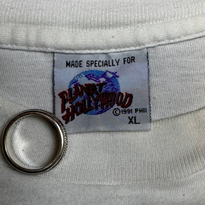1991 - Planet Hollywood Demi Moore - White - T-Shirt - XL