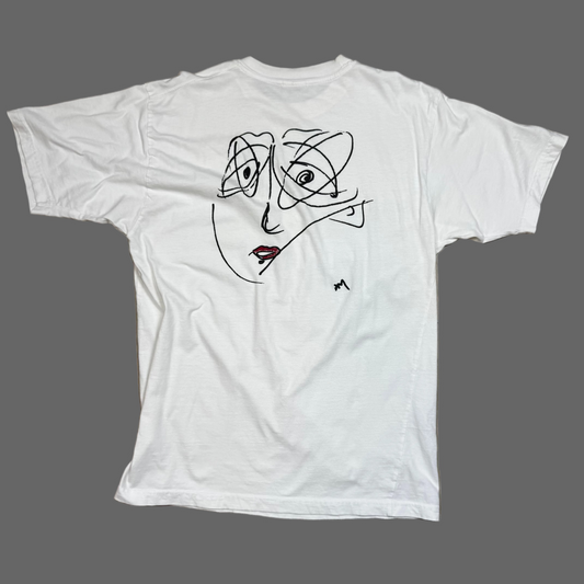 1991 - Planet Hollywood Demi Moore - White - T-Shirt - XL